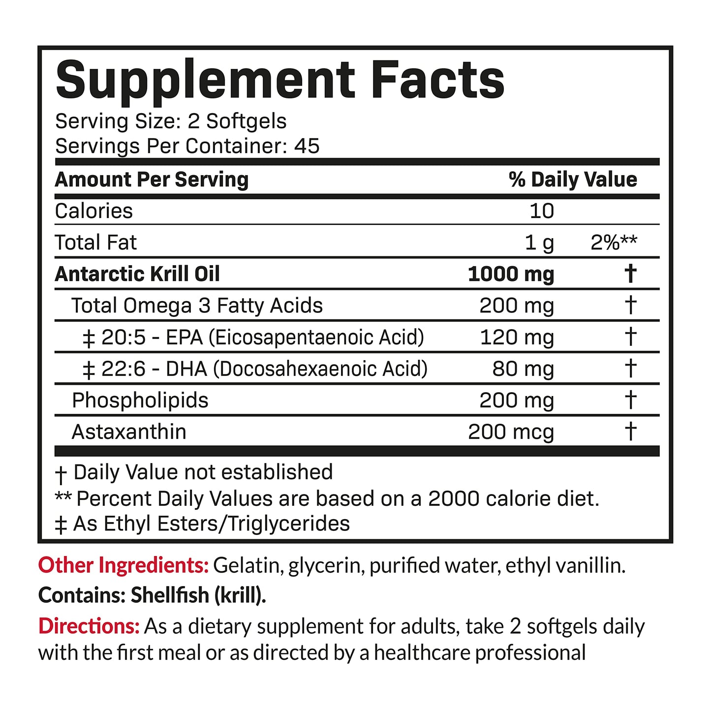 Futurebiotics Antarctic Krill Oil dietary supplement demonstrating joint and brain health advantages.