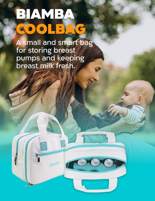 Biamba cooler bag showing six bottle storage compartments