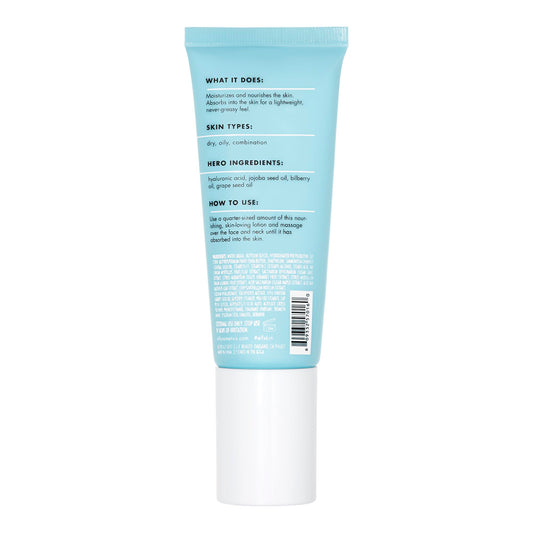 E.l.f. Skin Holy Hydration Daily Moisturizer texture swatch on hand