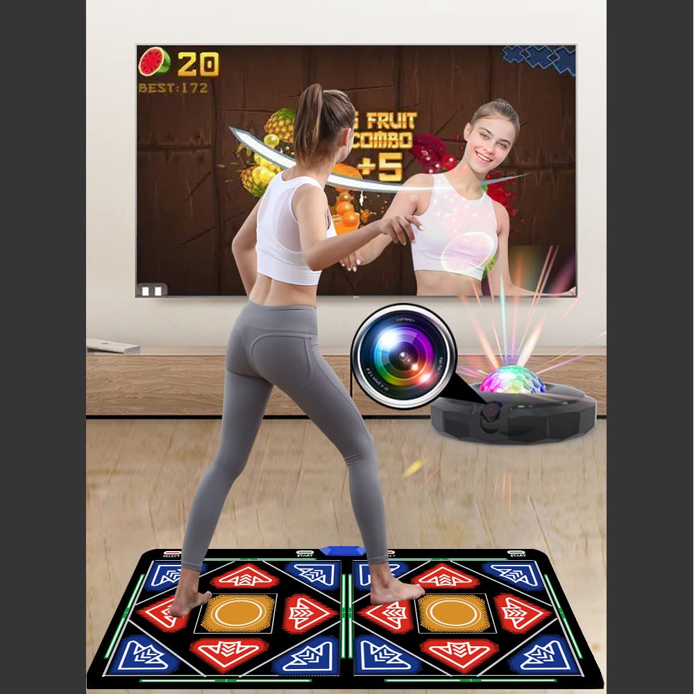 Detailed layout of the HSAHL dance mat gaming interface