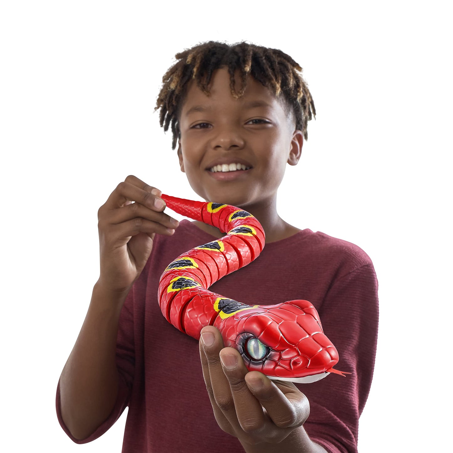 Full product packaging of the authentic USA imported Robo Alive Series Three robotic snake