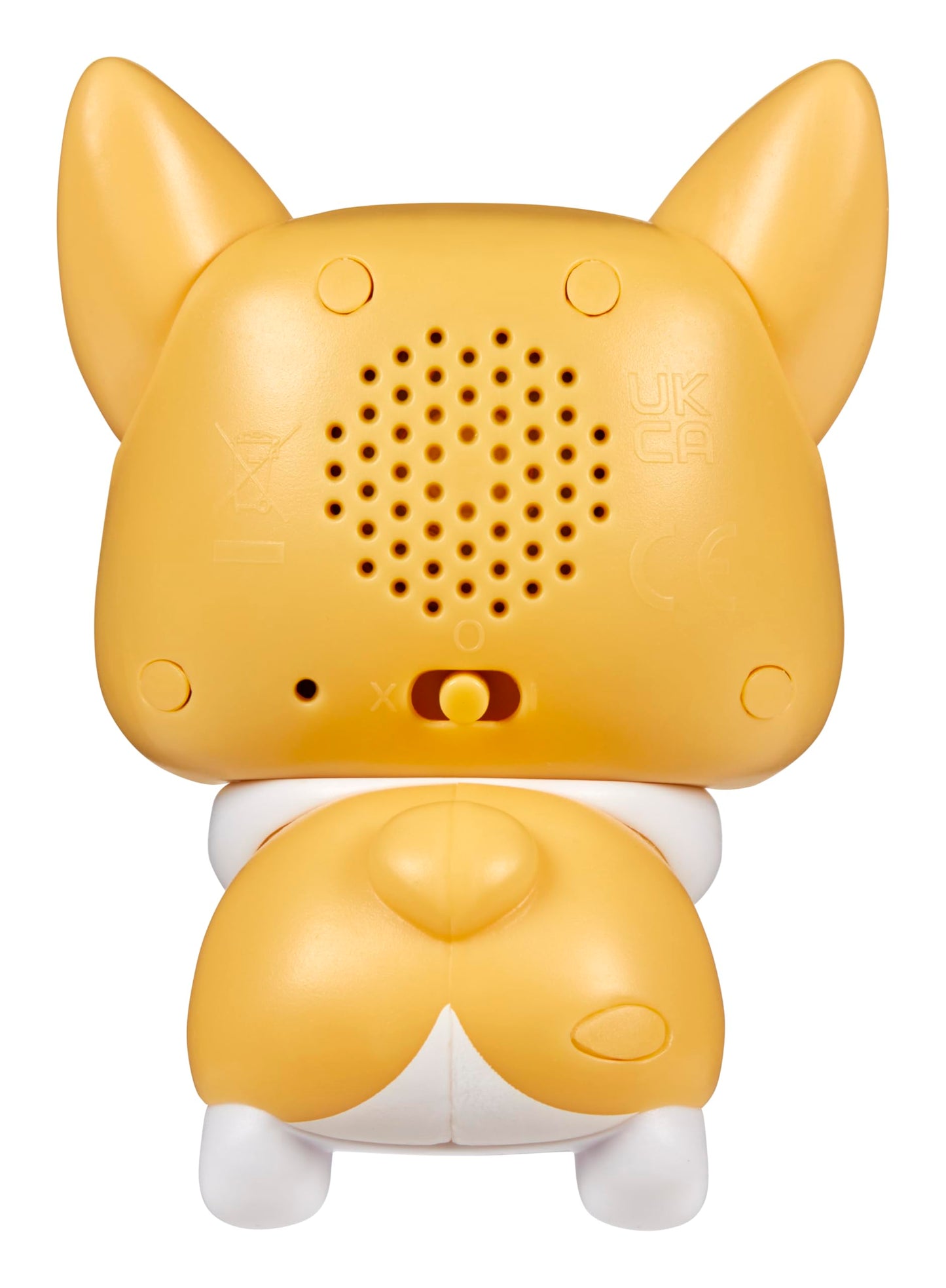 MGA Entertainment electronic pet dog battery compartment and main menu navigation buttons.