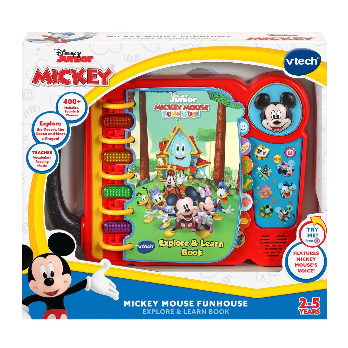Educational VTech Mickey Mouse book for toddlers in packaging