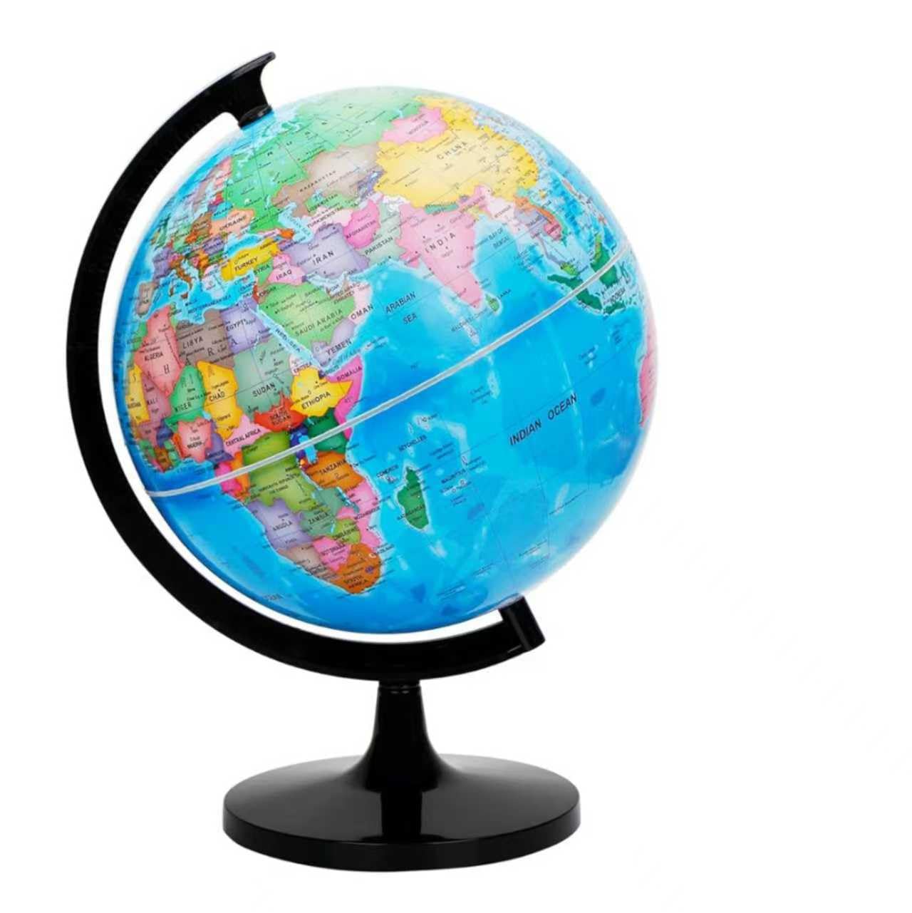 WOWESOTICA educational geography tool globe close up detail of continents and border markings