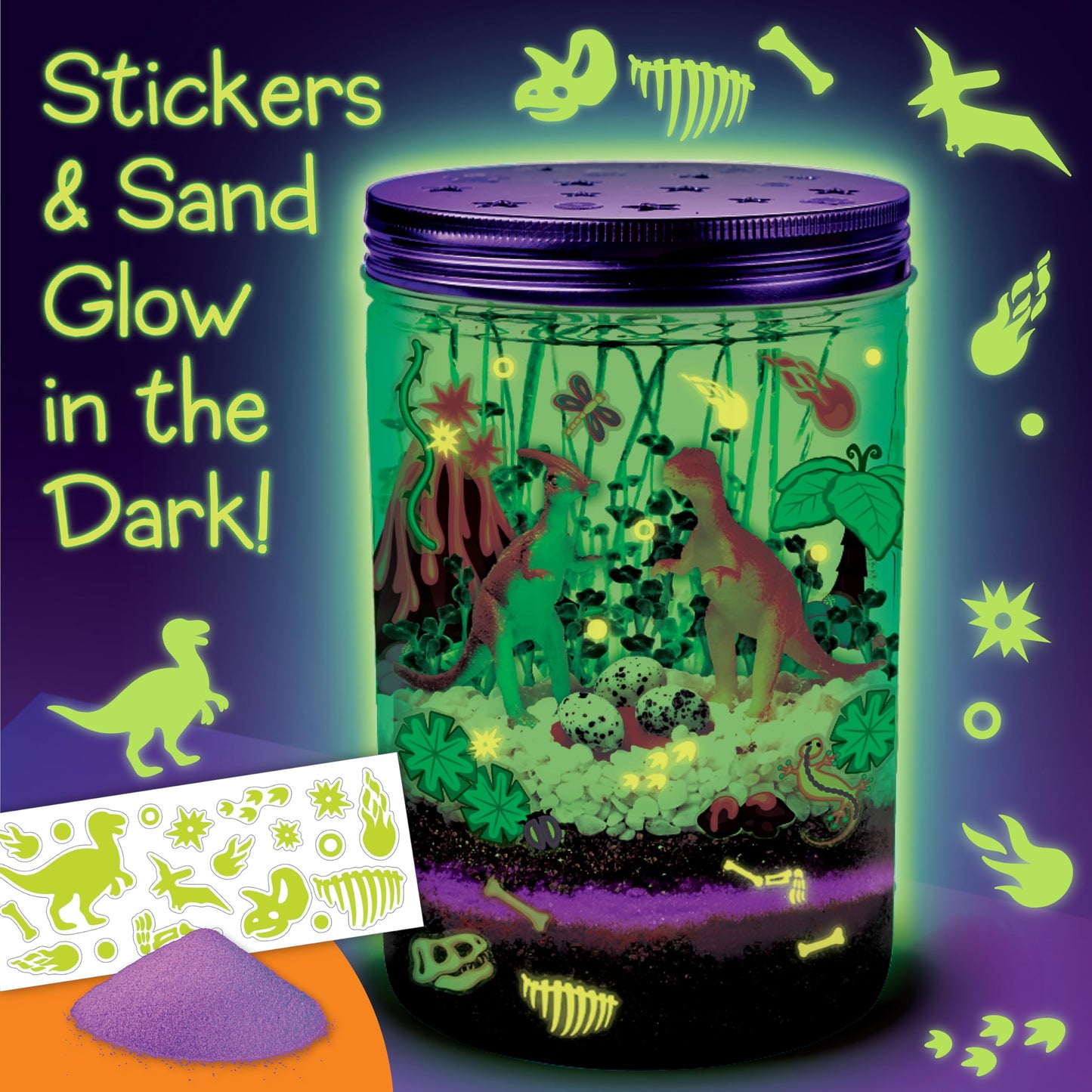 Packaging details of the USA imported educational gardening craft set displaying age recommendations and instructions.