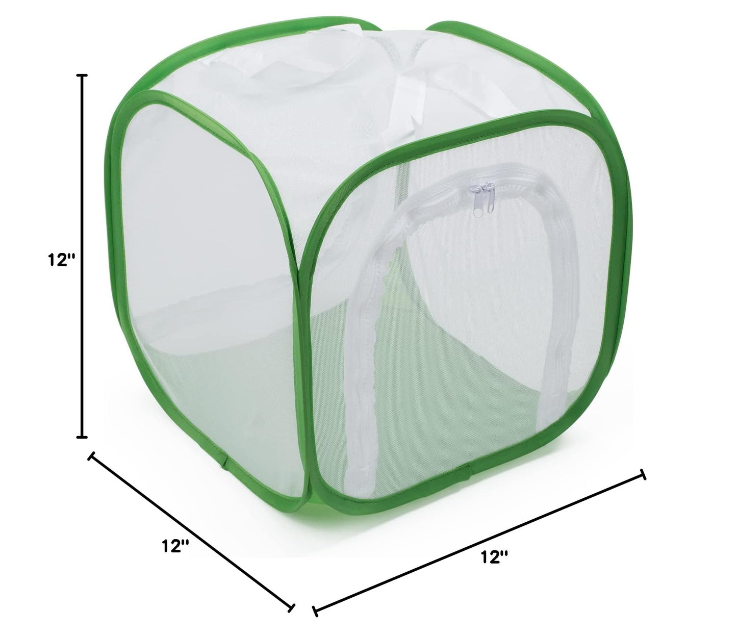RESTCLOUD insect mesh enclosure fully opened showing the stable freestanding structure.