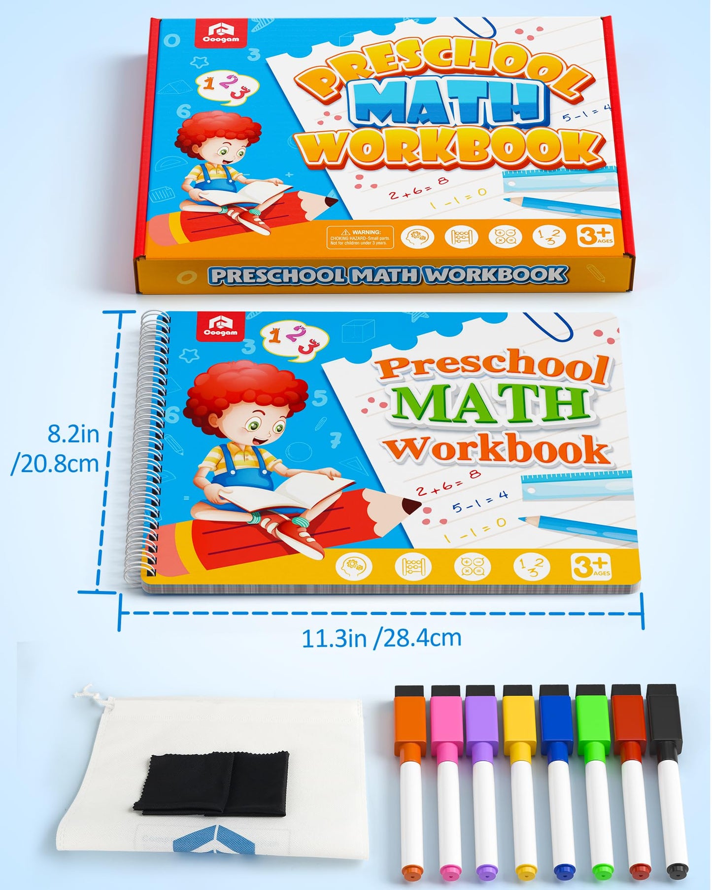 Kids educational gift packaging for Coogam preschool mathematics learning tool.