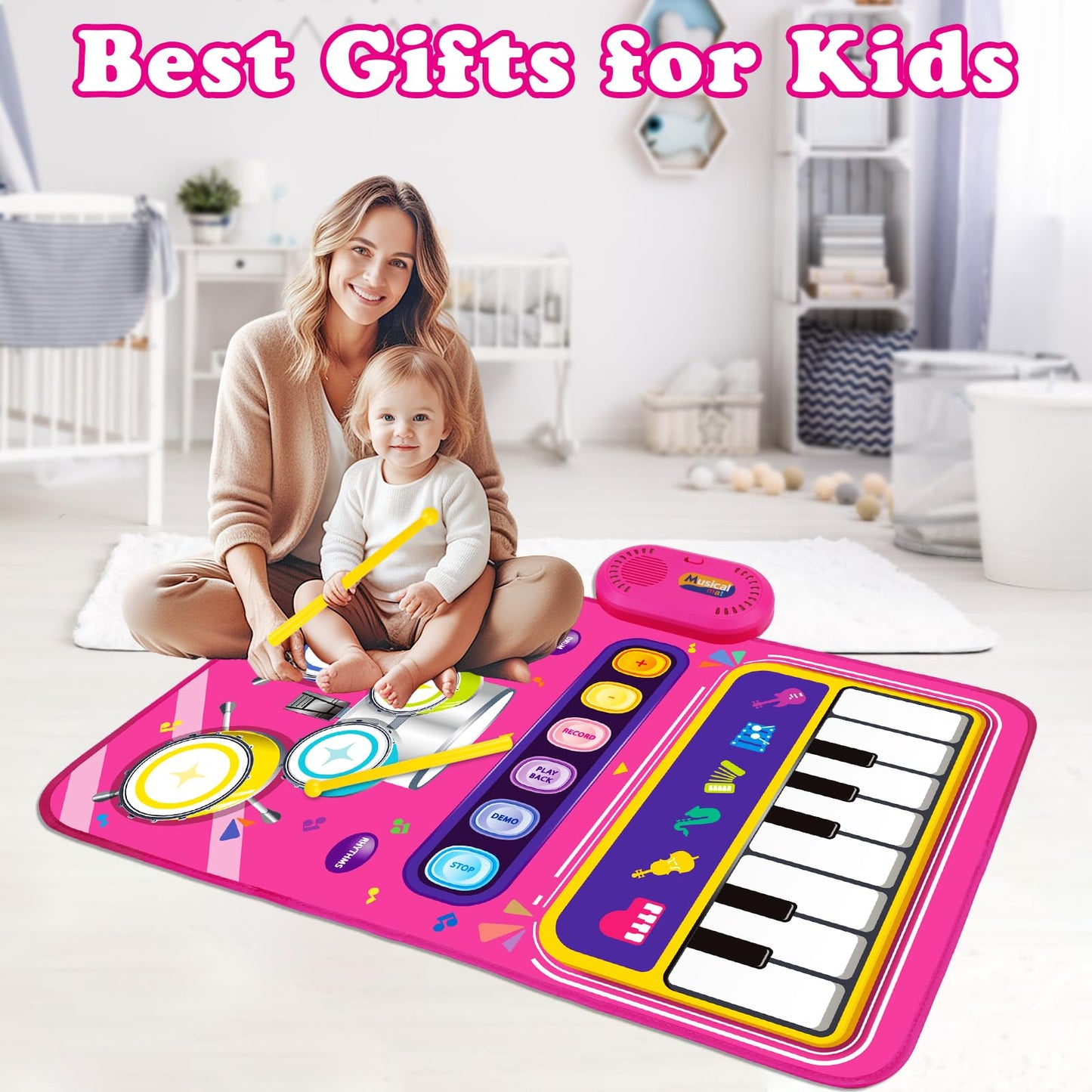Aitbay toddler musical floor toy packaged beautifully as a first birthday gift option