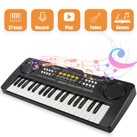 aPerfectLife toddler electronic musical toy with attached mini microphone for singing