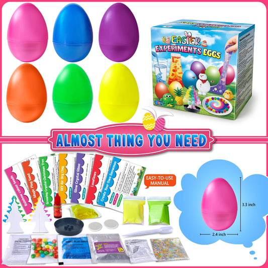 UNGLINGA STEM educational toy pack showing kids creating a crystal tree experiment.