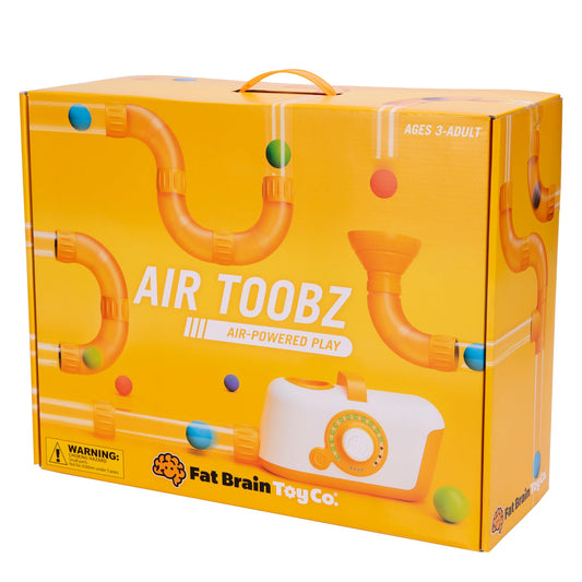 Fat Brain Toys Air Toobz main electronic fan base with light indicators and power switches.