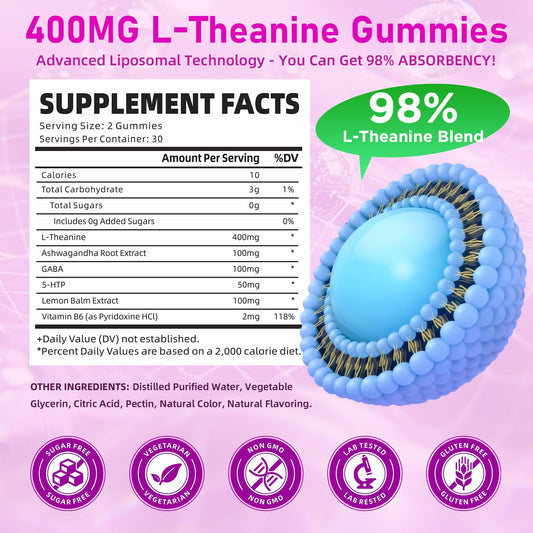 GrnLife relaxation gummies raspberry flavor nutritional supplement details