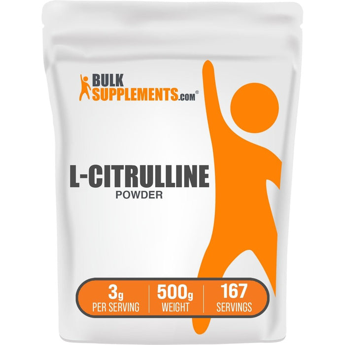 BulkSupplements L-Citrulline Powder 500g front view packaging