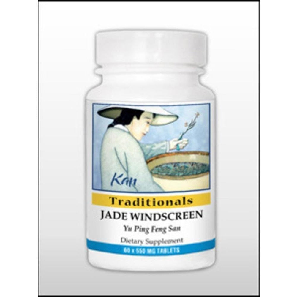Kan Herbs Jade Windscreen 60 Tablets front view authentic immune support supplement