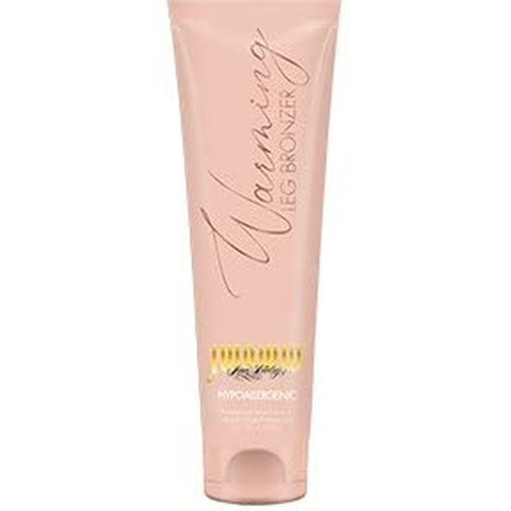 Jwoww Hypoallergenic Warming Leg Bronzer 5 Ounce bottle front view for tanning