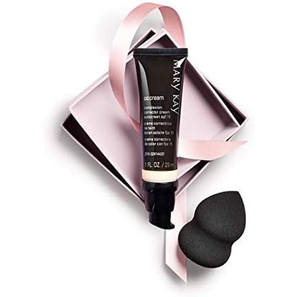 Mary Kay CC Cream Light to Medium tube with blending sponge