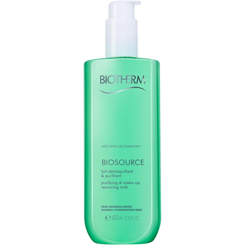 Biotherm Biosource Purifying And Make-Up Removing Milk 400ml front view