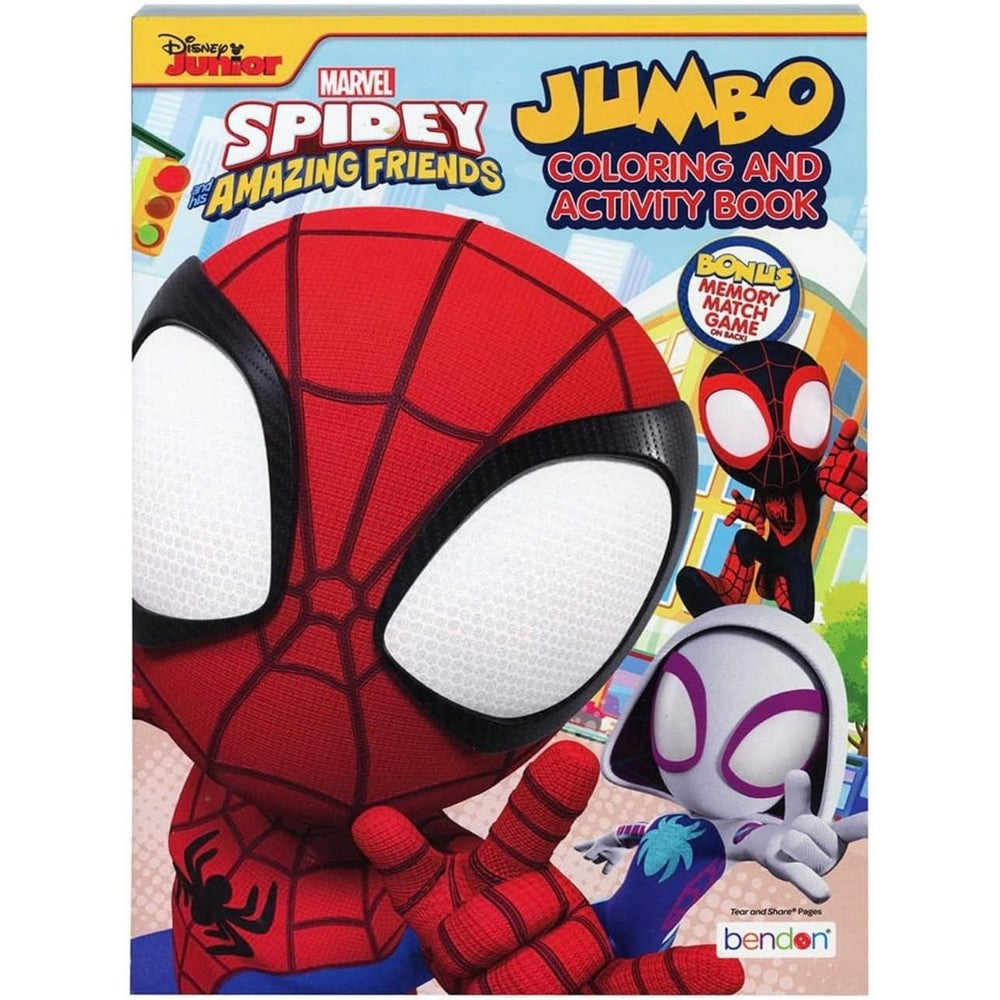 Classroom Supply Spidey and His Amazing Friends Coloring and Activity Pad front view for kids