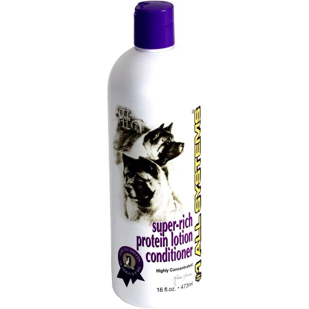 #1 All Systems Super-Rich Protein Lotion Pet Conditioner 16-Ounce front bottle view