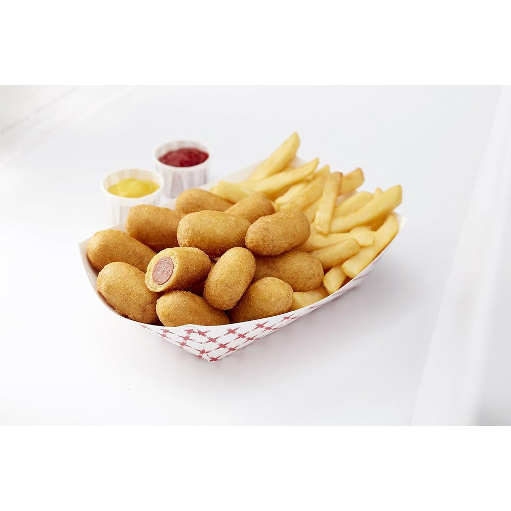 Foster Farms 100 Percent Whole Grain Chicken Pop Dog Fully Cooked Frozen Chicken Mini Corn Dogs 10 Pound Case