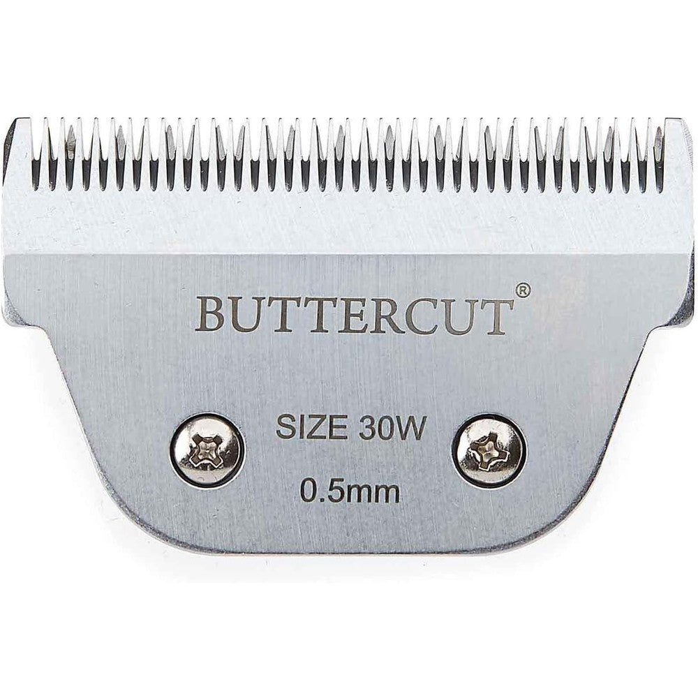 Geib Buttercut Number 30 Wide Zero Millimeter Cut Length Stainless Steel Dog Grooming Clipper Blade Fits A5 Clippers