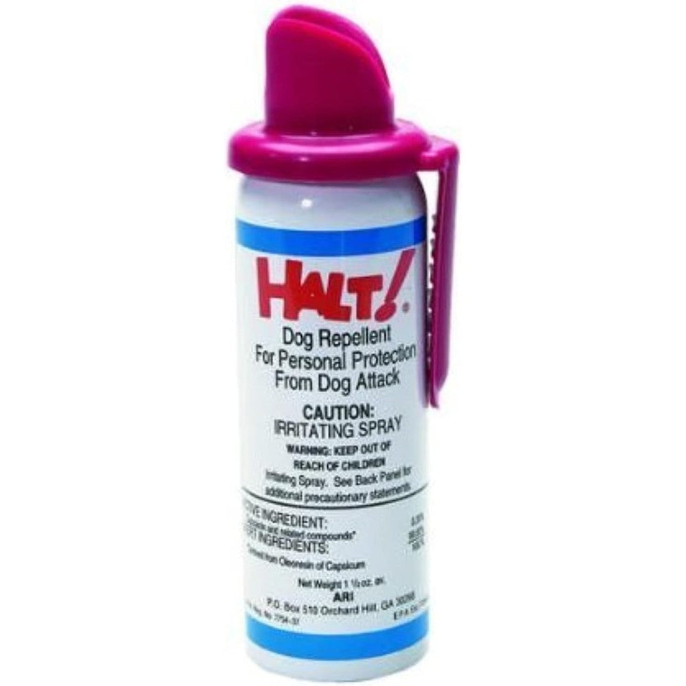 Halt II Dog Repellent Spray Personal Protector With Capsaicin For Aggressive Dog Deterrent 1.5 Fluid Ounce