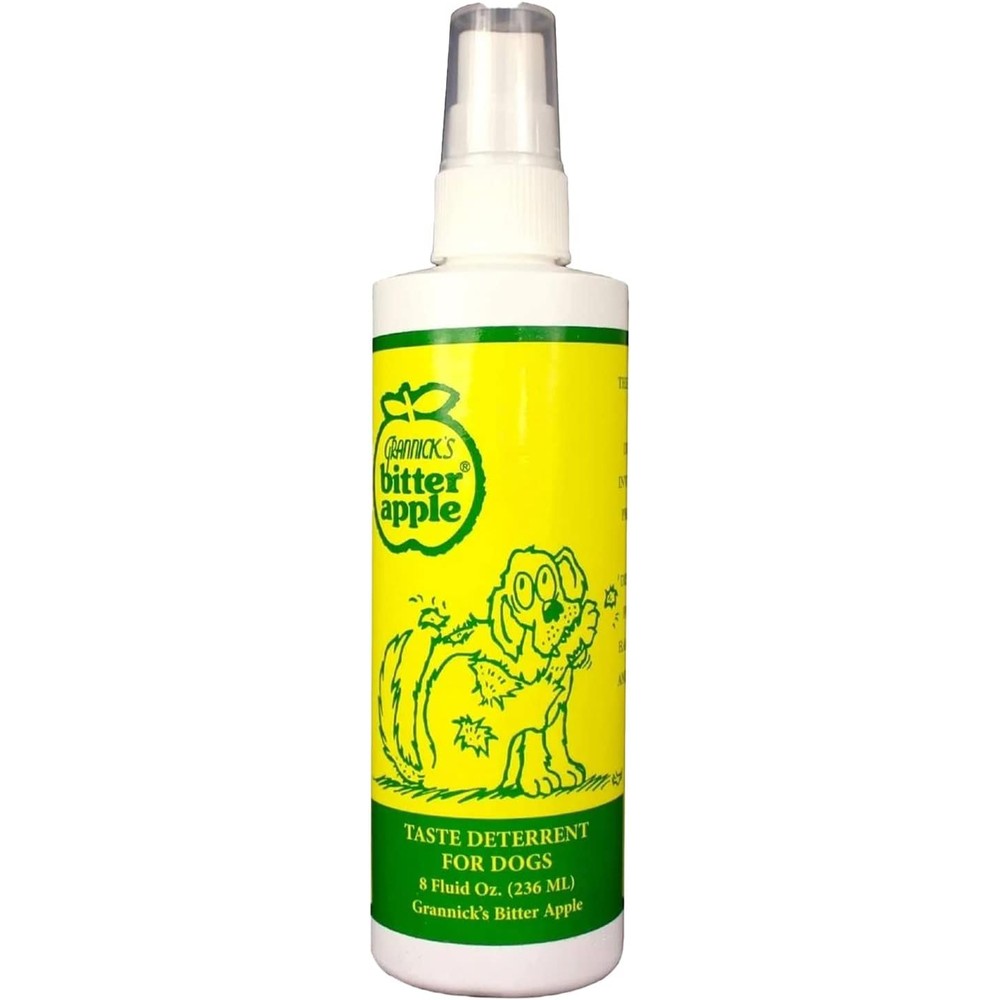 Grannick's Bitter Apple Taste Deterrent Spray Bottle For Dogs 8 Fluid Ounces Single Bottle