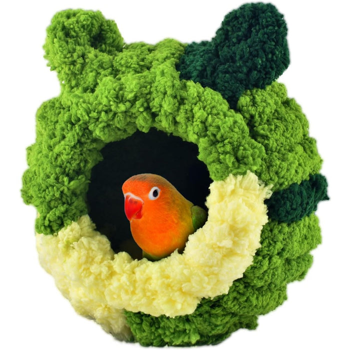 KATUMO Bird Nest, Small Sun Conure Breeding House Parrotlet Snuggle Hut Lovebird Bed for Conure, Lovebird, Zebra Finch, Loriculus, Hamster and Other Small Birds (Less Than 5 inches Long)