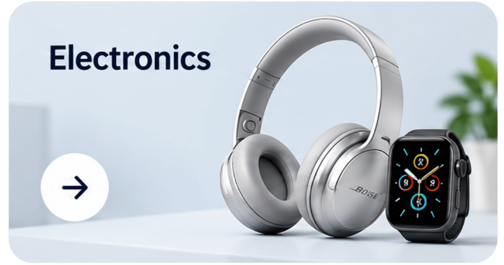 Silver Bose over-ear headphones.