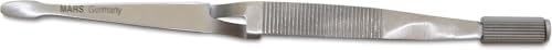 Mars stainless steel tick remover curved scoop tip detail