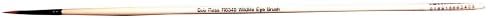 Close up of the pointed golden taklon tip on the Bob Ross R6340 brush