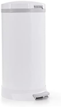 Bubula premium steel diaper waste bin open lid detail view