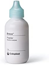 Brava ostomy skin protection powder sixteen count box showing manufacturing details and product code nineteen zero seven five