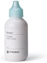 Authentic Brava ostomy moisture absorption powder bottle packaging details