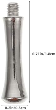 Ergonomic scissor finger extension hardware parts showing premium metallic silver finish
