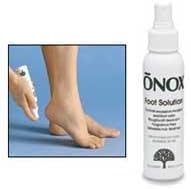 Authentic Onox mineral salt foot spray for odor and moisture control.