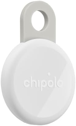 Universal item locator with flexible silicone loop attached to a set of keys.