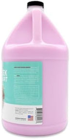 Bark 2 Basics Pomegranate Greek Yogurt Dog Shampoo side profile showing concentration details