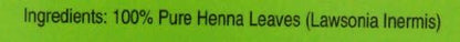 Authentic Hannah Natural henna box side profile