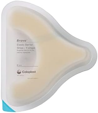 Elastic skin-friendly medical strips for ostomy wafer edge support