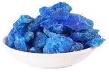 Pure blue Tutia powder packaging details for agricultural and water treatment use