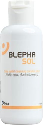 Thea Pharma Blephasol 100ml bottle close up display