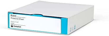 Coloplast Brava 32105 hydrocolloid skin barrier sheet four by four inch size
