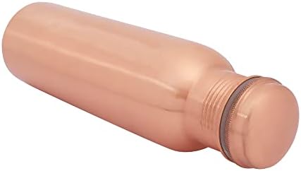 Handheld view of 1 litre Buddha4all copper bottle for health