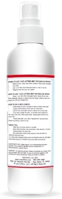 Lice Lifters peppermint deterrent spray being applied to child's hair for protection