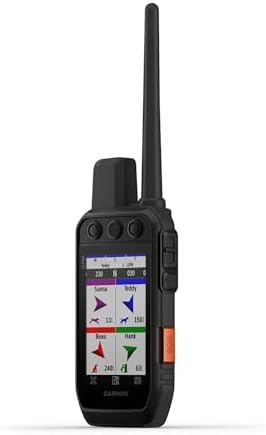 Garmin Alpha 300i bundle contents including charging accessories.