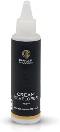 Close up of Parallel Products developer label and specifications