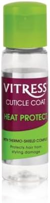 Vitress Heat Protect serum bottle showing branding