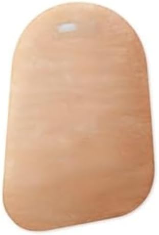 Hollister transparent nine inch closed end pouch detailing the built in AF300 deodorizing filter zone