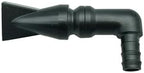 Propitious Palace flexible fish tank water fitting displaying the three hundred sixty degree rotatable joint.
